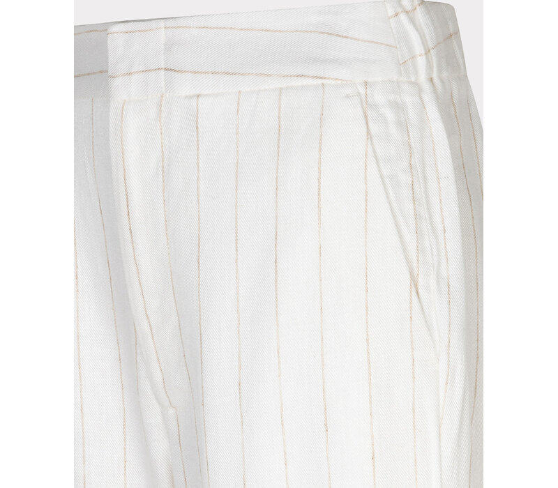 EsQualo 17201 Trousers Linen Striped