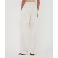 EsQualo 17201 Trousers Linen Striped