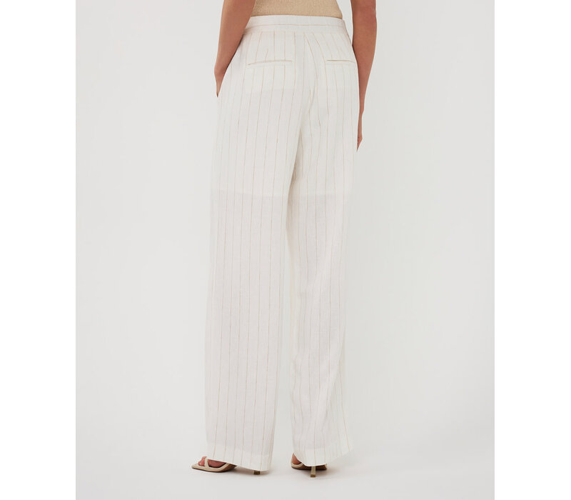 EsQualo 17201 Trousers Linen Striped