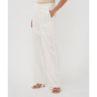 EsQualo 17201 Trousers Linen Striped