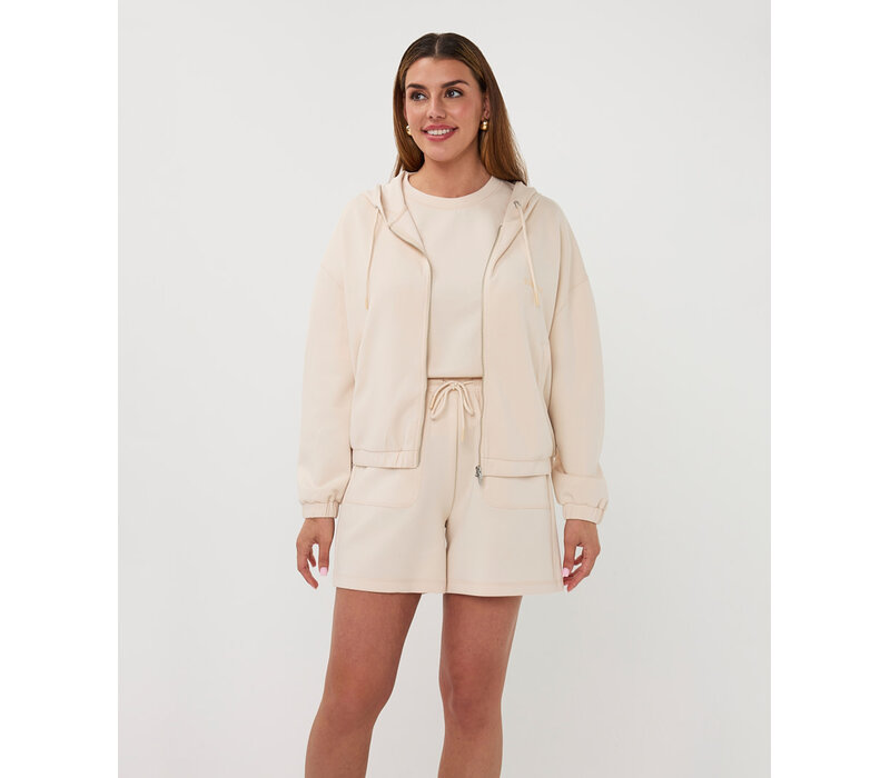 EsQualo 05209 Modal Hoodie in Natural