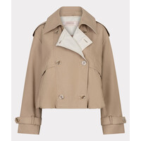 EsQualo 37014 Short Balloon Trench Coat
