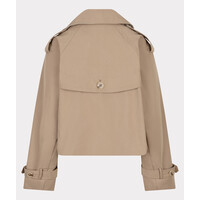 EsQualo 37014 Short Balloon Trench Coat