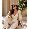 Pia Rossini S/S Pia Rossini FARRAH Natural/Black Sun Hat