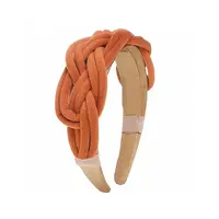 Flormoda DC001714 Orange Plaid Hairband