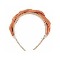 Flormoda DC001714 Orange Plaid Hairband