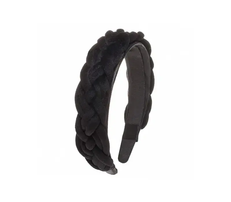 Flormoda DC001611 Blk Plaid Hairband