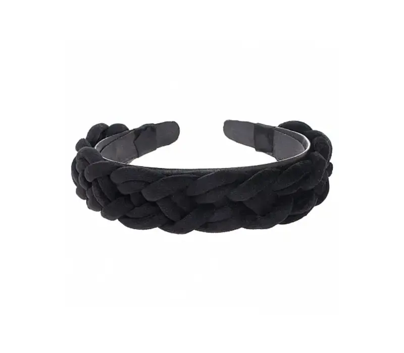 Flormoda DC001611 Blk Plaid Hairband