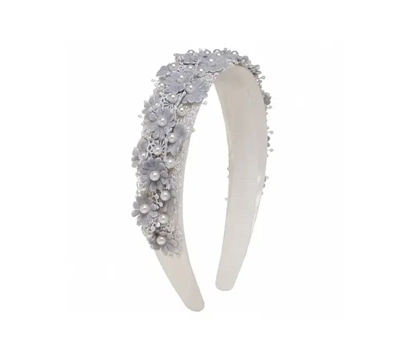 Flormoda 2223017 Grey/Pearl Hairband
