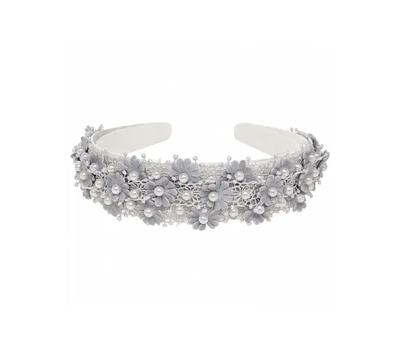 Flormoda 2223017 Grey/Pearl Hairband