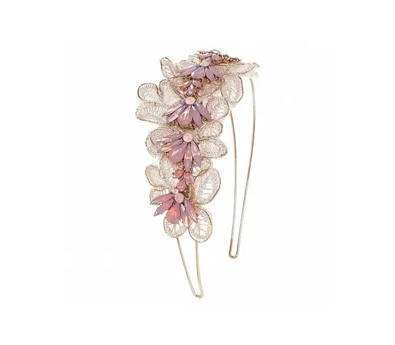 Flormoda 22750 Pink/Gold Hairband