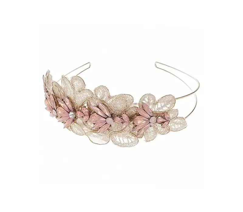 Flormoda 22750 Pink/Gold Hairband
