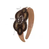 Flormoda DC0012 Blk/Gold Aria Headband