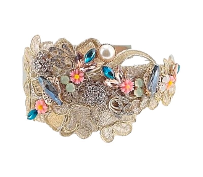 Flormoda 24272 Mint Jewel Headband