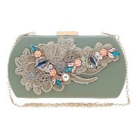 Flormoda 24265 Amara Mint Clutch Bag