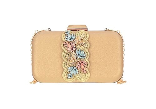 Flormoda Flormoda 23747 Teresa Gold Party Bag