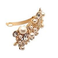 Flormoda 24984 Gold Jewelled Hair Slide