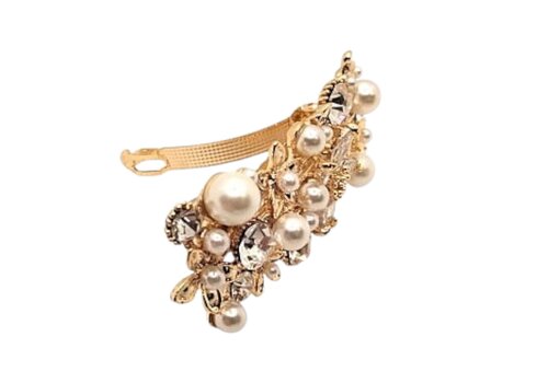 Flormoda Flormoda 24984 Gold Jewelled Hair Slide
