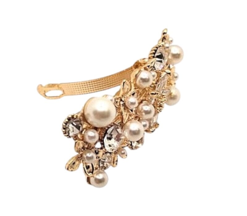 Flormoda 24984 Gold Jewelled Hair Slide