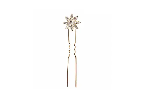 Flormoda Flormoda 290652 Flower 2 x Gold Hair Pins