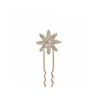 Flormoda 290652 Flower 2 x Gold Hair Pins