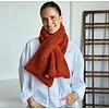 DE LA MUR DE LA MUR “PINGU” Orange Polar Fleece Buff