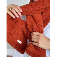 DE LA MUR “PINGU” Orange Polar Fleece Buff