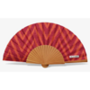 DE LA MUR DE LA MUR “FIRE” Fabric/Wooden Fan