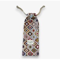 DE LA MUR “WAVE” Fabric/Wooden Fan