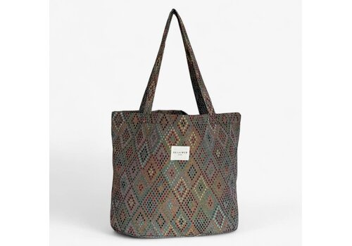 DE LA MUR DE LA MUR “CINNAMON ” Large Fabric Bag