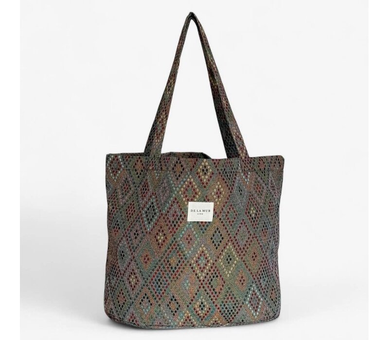 DE LA MUR “CINNAMON ” Large Fabric Bag