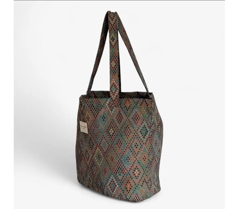 DE LA MUR “CINNAMON ” Large Fabric Bag