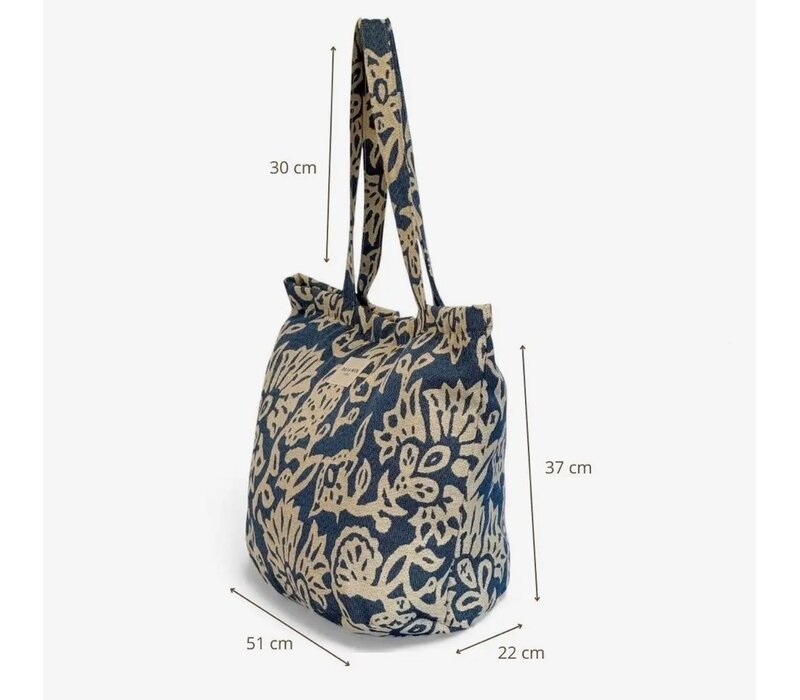DE LA MUR “AKAY” Large Zipper Bag