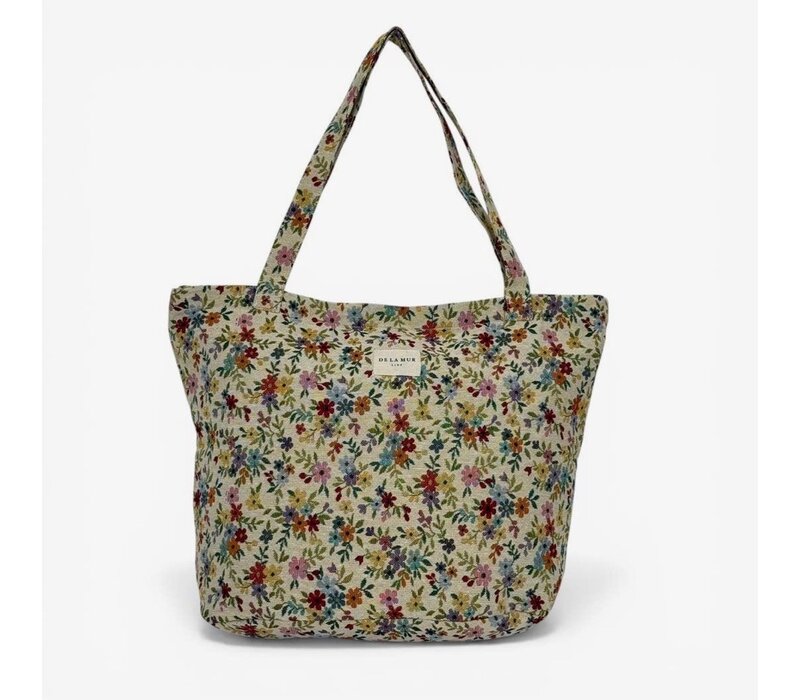 DE LA MUR “BLUM” Large Zipper Bag