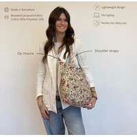 DE LA MUR “BLUM” Large Zipper Bag
