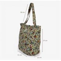 DE LA MUR “BLUM” Large Zipper Bag