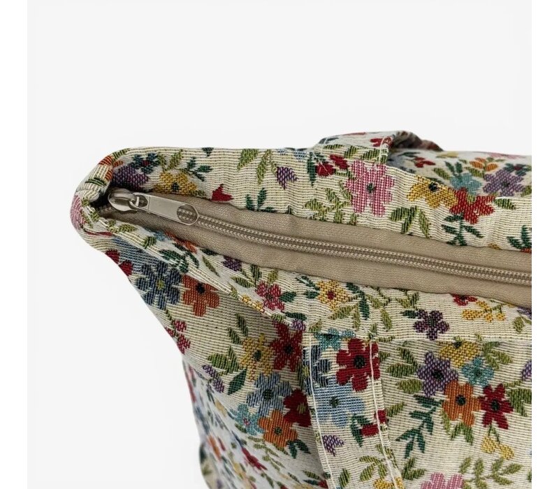 DE LA MUR “BLUM” Large Zipper Bag
