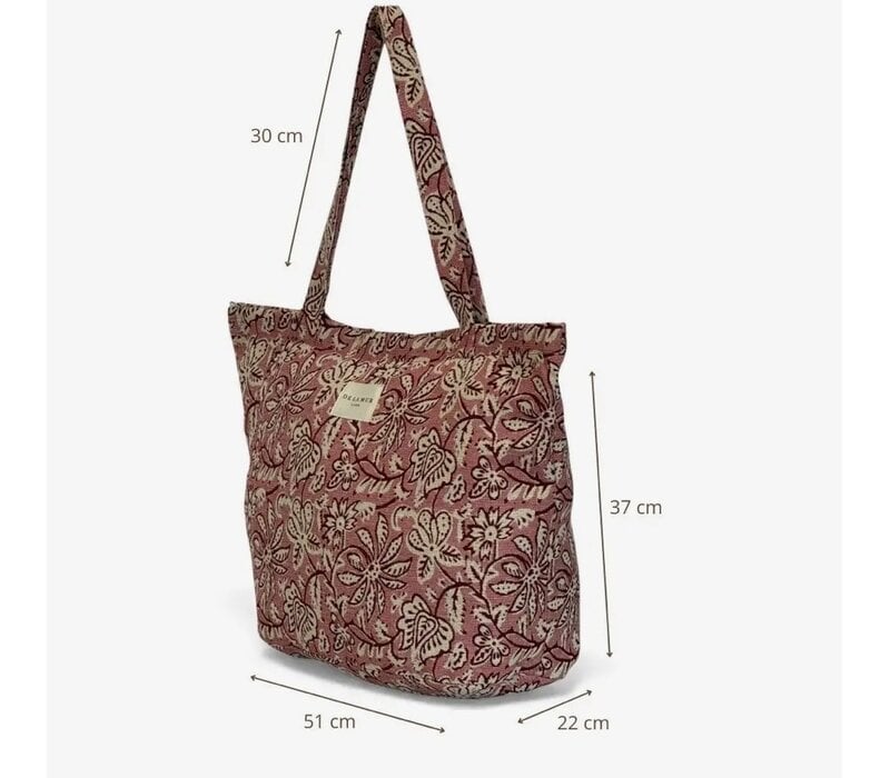 DE LA MUR “CAME” Large Zipper Bag