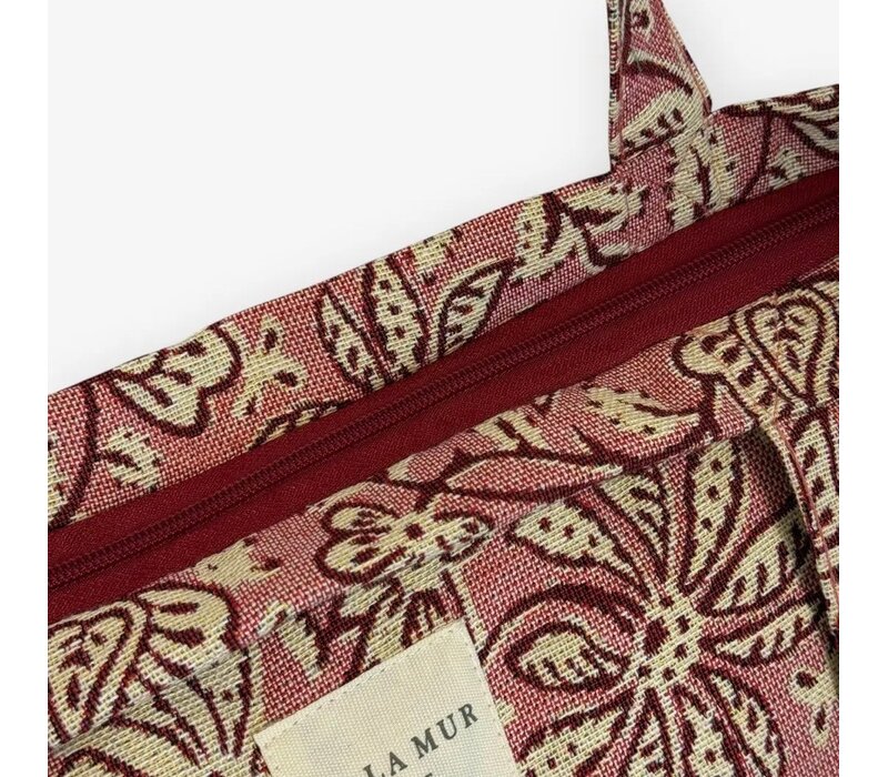 DE LA MUR “CAME” Large Zipper Bag