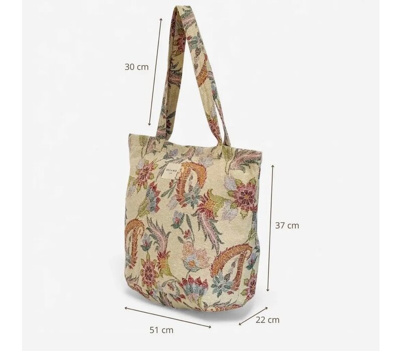 DE LA MUR “COLOR” Large Zipper Bag