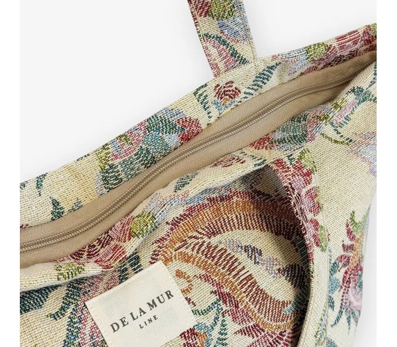 DE LA MUR “COLOR” Large Zipper Bag