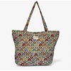 DE LA MUR DE LA MUR “FLORA” Large Zipper Bag