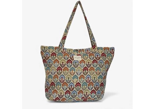 DE LA MUR DE LA MUR “FLORA” Large Zipper Bag