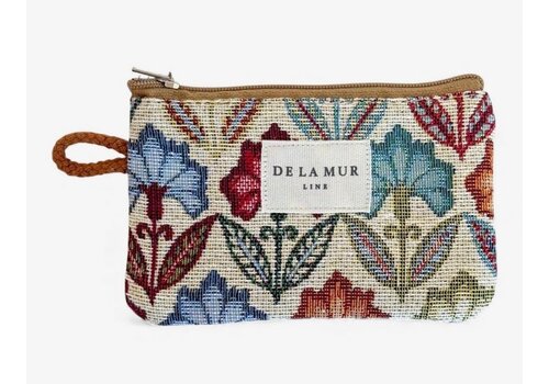 DE LA MUR DE LA MUR “FLORA” Fabric Wallet