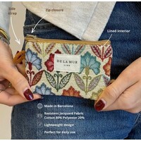 DE LA MUR “FLORA” Fabric Wallet