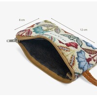 DE LA MUR “FLORA” Fabric Wallet