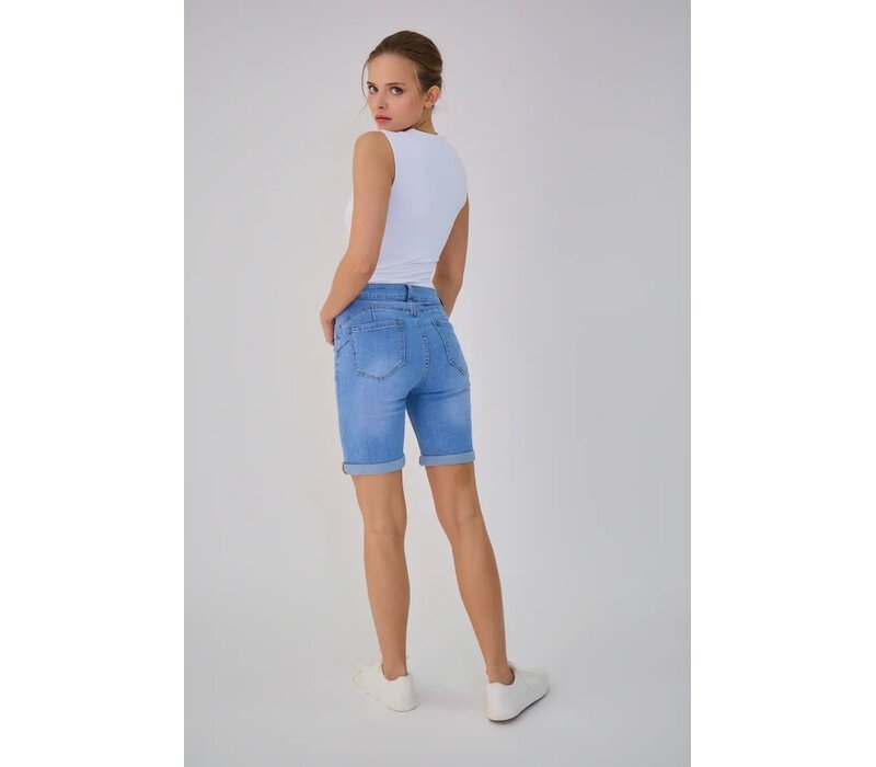 Ana & Lucy “TALYA” Slim Demin Stretch Shorts