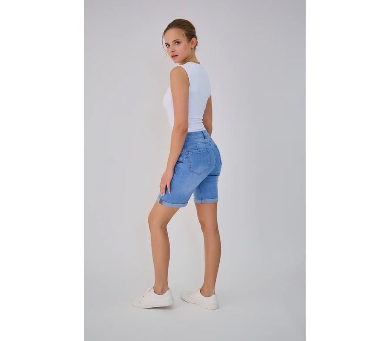 Ana & Lucy “TALYA” Slim Demin Stretch Shorts
