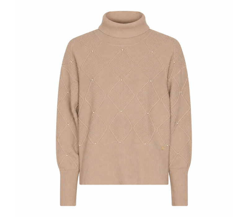 Micha 183 134 Camel Sweater w/Pearls