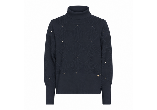 Micha A/W Micha 183 134 Navy Sweater w/Pearls